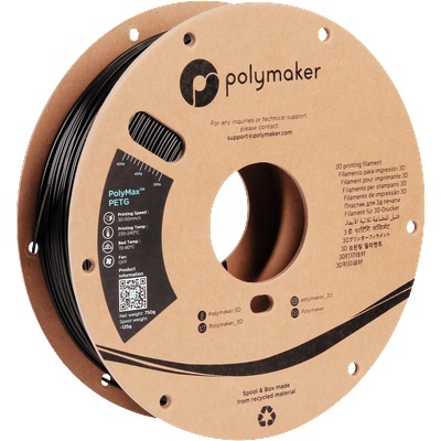 Polymaker PolyMax PETG Black - 1, 75 mm (PB02001)