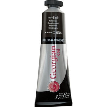 Daler Rowney Georgian Маслена боя Ivory Black 38 ml 1 бр (111014034)