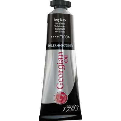 Daler Rowney Georgian Маслена боя Ivory Black 38 ml 1 бр (111014034)