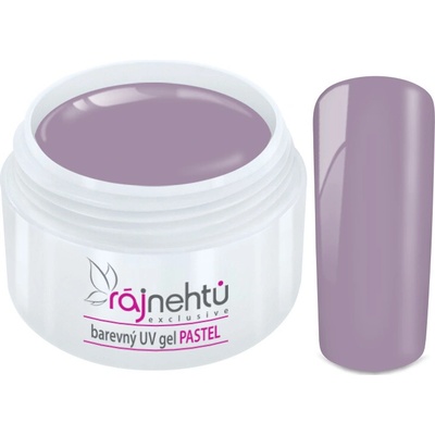 Ráj nehtů Barevný UV gel Pastel Amethyst 5 ml