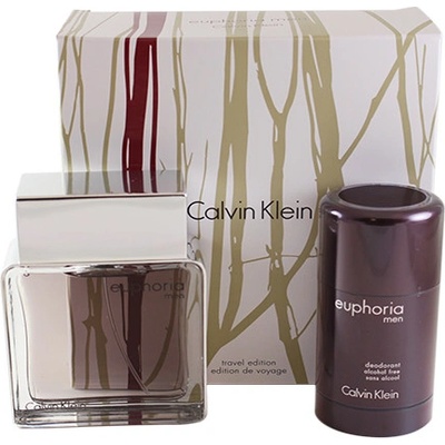 Calvin Klein Euphoria for Man EDT 100 ml + deostick 75 ml dárková sada