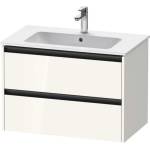 Duravit Ketho. 2 - Шкафче за умивалник 55x81x48 см, 2 чекмеджета, лъскаво бяло K25263022220000 (K25263022220000)