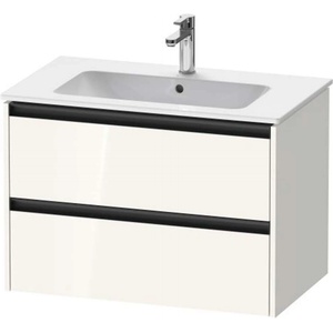 Duravit Ketho. 2 - Шкафче за умивалник 55x81x48 см, 2 чекмеджета, лъскаво бяло K25263022220000 (K25263022220000)