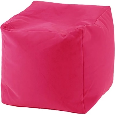 Pufrelax Пуф 130л. , Табуретка Куб XL - Panama pink, Перящ се калъф, водоустойчив, Пълнеж от Полистиролни перли (PUF-G-CXL-PEX-PNK)