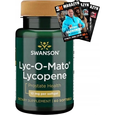 Swanson Lyc-O-Mato Lycopene Lykopen 10 mg 60 softgel kapslí