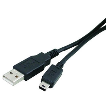 Assmann AK-300108-030-S USB A M (plug)/miniUSB B (5pin) M (plug), 3m, černý