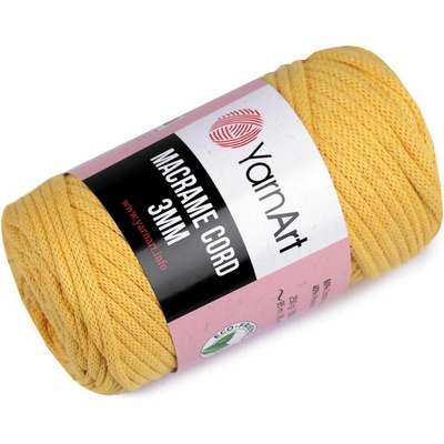 Pletací příze Macrame Cord 250 g Varianta: 10 (764) hořčicová, Balení: 1 ks 47053/107207/231139