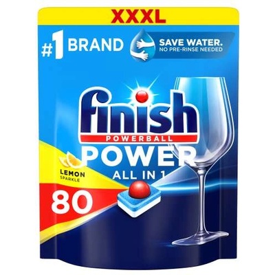 Finish Power All in 1 Lemon таблетки за миялна машина 80бр (5997321733579)