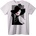 NOONEBRAND Тениска Мистериозна дама - 4XL, White