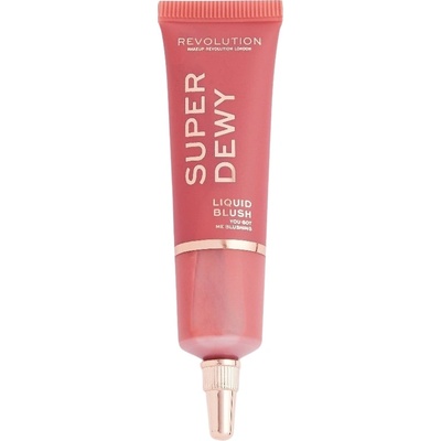 Makeup Revolution Superdewy Руж хайлайтър You Got me Blushing, 15 ml