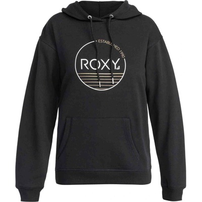 Roxy Surf Stoked Hoodie Terry čierna biela