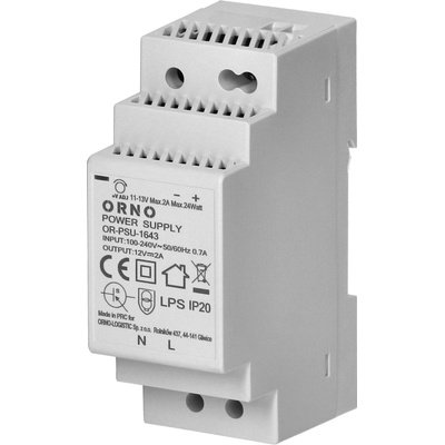 ORNO Zdroj na DIN 12V 24W