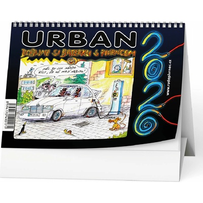 Baloušek Tisk stolní Urban Dobijme si baterku s Pivrncem, 22,5 × 16 cm 2026