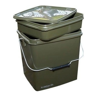 Trakker Plastový box na návnady a nástrahy 13l Olive Square Container INL. Tray