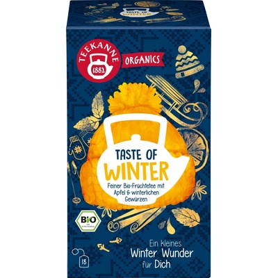 TEEKANNE Organic Taste of Winter 18 sáčků