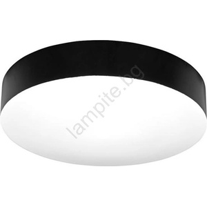 Ecolite WML300-CCT/24W/CR - LED Плафониера MAKARON LED/24W/230V IP44 черен (EC0484)