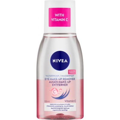 Nivea Caring Eye Make-Up Remover dvoufázový odličovač očí a voděodolného make-upu 125 ml – Hledejceny.cz
