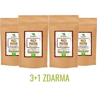 Bonitas Balíček BIO Maca prášok 4 x 100 g
