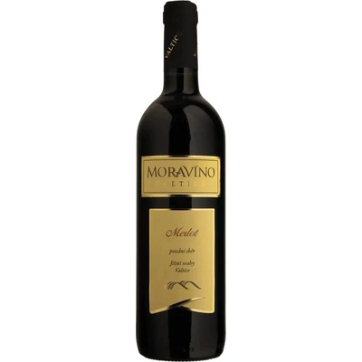 Moravíno Merlot Pozdní sběr 14% 0,75 l (holá láhev)