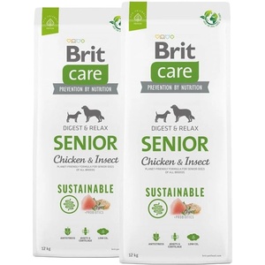 Brit Care Dog Sustainable Senior 2 x 12 кг