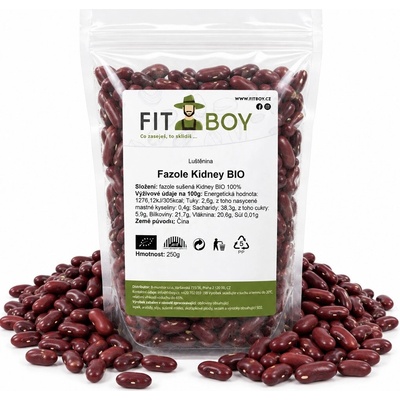 Fitboy Fazuľa Kidney BIO 250 g