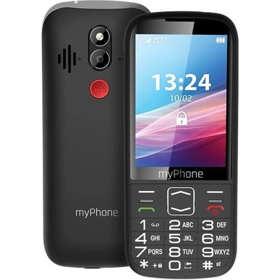 Mobilní telefon Telefon myPhone Halo 4 LTE Senior černý (TELEFONMYPHONEHALO4LTE)