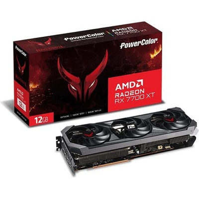 PowerColor Red Devil AMD Radeon RX 7700 XT 12GB GDDR6 (RX 7700 XT 12G-E/OC)