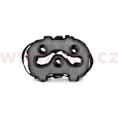 gumový výfukový závěs