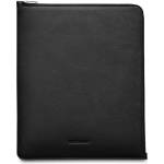 WOOLnut Leather Folio for 13-inch iPad Pro & Air - Black (K-WNUT-IPD12-F-683-BK)