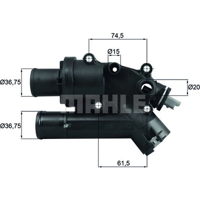 Termostat, chladivo MAHLE TH 46 83 (TH4683)