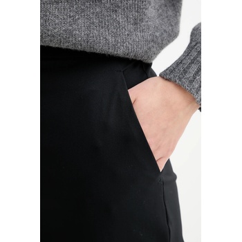 MM Панталон mm quirino в черно със стандартна кройка, с висока талия 2526786047600 (2526786047600)