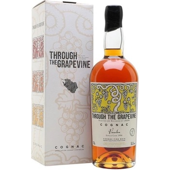 Through The Grapevine Cognac Vaudon Casks 78 & 80 48.5% 0,7 l (darčekové balenie kazeta)