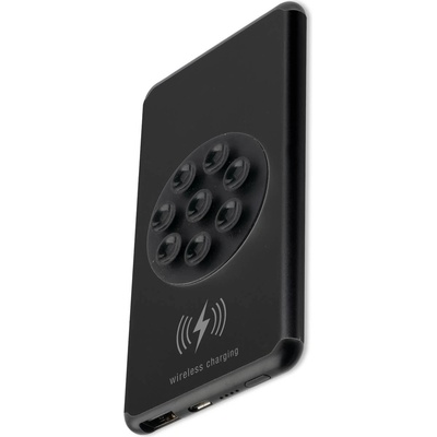 4smarts Wireless Power Bank StickyVolt 5000 mAh with Qi - външна батерия с технология за безжично зареждане (черен)
