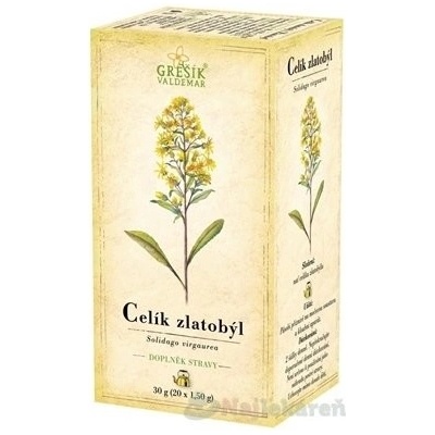 Grešík Celík zlatobyľ čaj 20 x 1,5 g