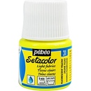 Farby na textil Pebeo Setacolor Light Fabrics 45 ml 17 Lemon Yellow