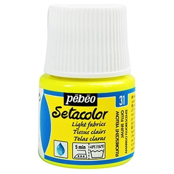 Farby na textil Pebeo Setacolor Light Fabrics 45 ml 17 Lemon Yellow