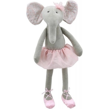 The Puppet Company Парцалена кукла Слонче, в розово, серия Танцьорите на Wilberry, 37 см (WB004121)