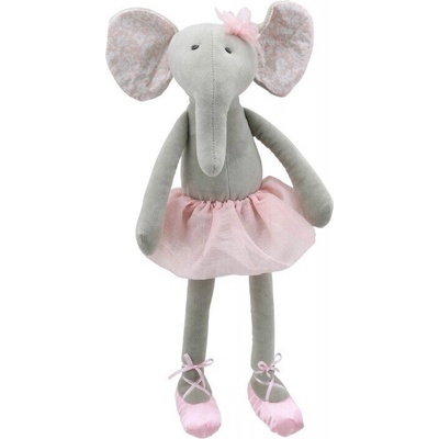 The Puppet Company Парцалена кукла Слонче, в розово, серия Танцьорите на Wilberry, 37 см (WB004121)