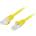 Lanberg Кабел Lanberg patch cord CAT. 6A U/UTP LSZH CU 0.25m Fluke Passed, Yellow (PCU6-10CU-0025-Y)