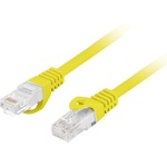 Lanberg Кабел Lanberg patch cord CAT. 6A U/UTP LSZH CU 0.25m Fluke Passed, Yellow (PCU6-10CU-0025-Y) - computermarket
