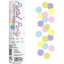 Godan Vystreľovacie konfety Pastel Party farebné papierové krúžky 15cm