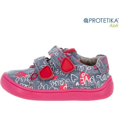 Protetika detská barefootová vychádzková obuv ROBY fuxia
