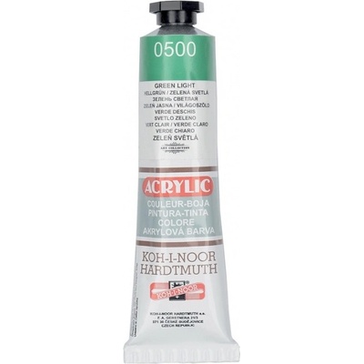 Koh-i-noor akrylové barvy Acrylic zelená světlá 40ml