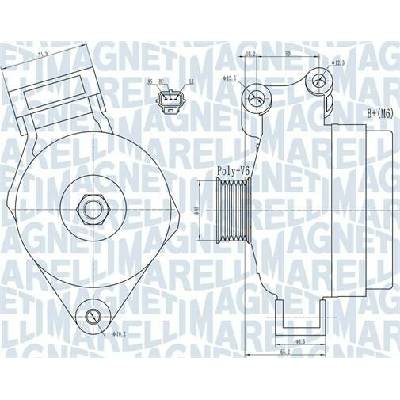 Generátor MAGNETI MARELLI 063731925010