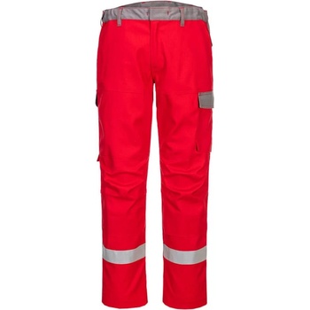 PORTWEST Kalhoty Bizflame Ultra 5000 FR06 do pasu POR FR06RER30 Červená