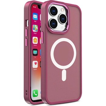 HQWear Кейс HQWear Color Matte за iPhone 15, съвместим с MagSafe, бордо (KXG0072522)