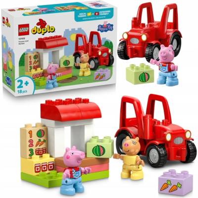 LEGO® DUPLO 10468 Prasátko Pepa Traktor a tržnice