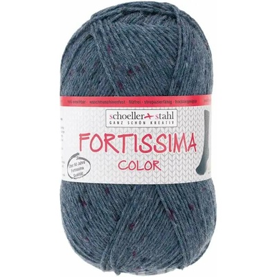 Schoeller Stahl Fortissima color tweed 577 Jeans