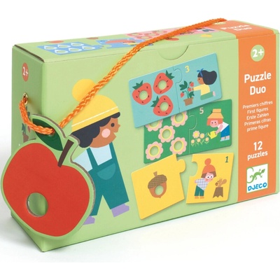 Djeco Duo Prvé čísla a počítanie 12 dielov