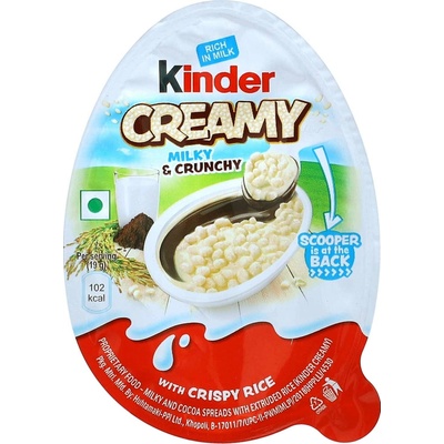 Kinder Creamy Milky & Crunchy vajíčko 19 g – Zboží Dáma